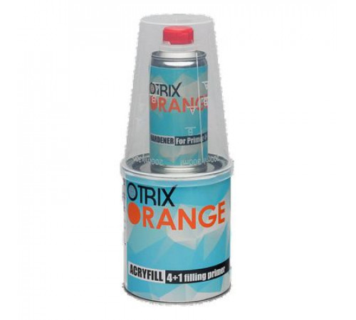 Грунт акриловый OTRIX ORANGE SILVER серый 4+1,0,8л+отв.0,2л