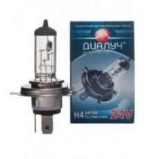 Лампа H4 24V 75/70W P45t Диалуч ЛЧ241