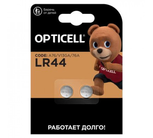 Элемент питания(батарейка) OPTICELL Specialty LR44 блистер 2 шт.