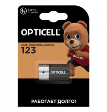 Элемент питания(батарейка) OPTICELL Specialty 123 блистер 1 шт