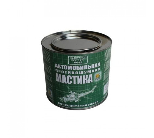 Мастика антикоррозийная 642 противошумная полусинтетическая 1л