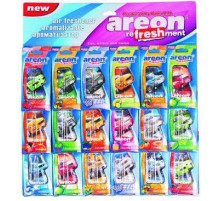 Ароматизатор AREON REFRESHMENT LIQUID планшет AUTO гелевый (Цена за лист - 18шт*8мл) ~