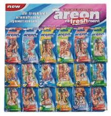Ароматизатор AREON REFRESHMENT LIQUID планшет HARD WOMEN гелевый (Цена за лист - 18шт*8мл)~