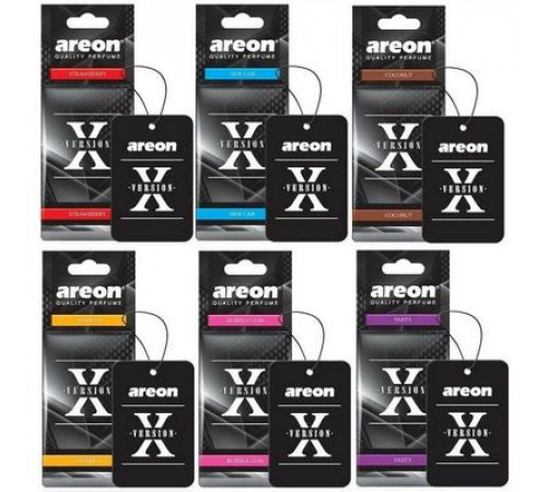 Ароматизатор AREON бумажный X-VER (Цена за лист 60штук) ~