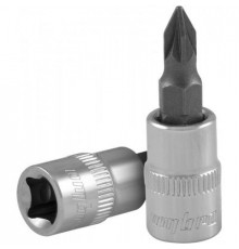Головка со вставкой 1/4 POZIDRIVE PZ2 / OMBRA