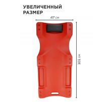 Лежак подкатной 40" пластиковый на 6-ти колесах LION TOOLS