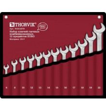 Набор ключей комб. 12 шт. серии ARC в сумке, 6-22 мм EURO / THORVIK