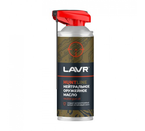 Масло оружейное HUNTLINE нейтральное LAVR HUNT 520 мл ЧЗ