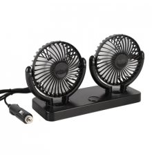Вентилятор 3R-3009 на панель приборов двойной 10,6см, DC-12V, 3 speeds, 12W 3R