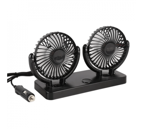 Вентилятор 3R-3009 на панель приборов двойной 10,6см, DC-12V, 3 speeds, 12W 3R