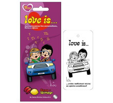 Ароматизатор LOVE IS…картонный КОЛА-ЛИМОН ~