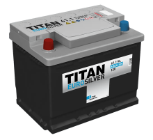 Аккумулятор TITAN EUROSILVER (6СТ-61) 600 мАч ,L+ (242 х 175 х 190)_