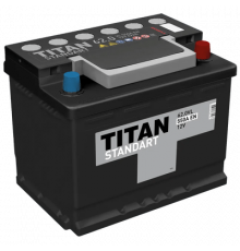 Аккумулятор TITAN STANDART (6СТ-62) 550 мАч, R+ (242 х 175 х 190)