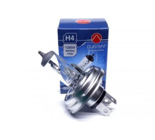 Лампа H4 12V 60/55W P45t Диалуч ЛЧ121