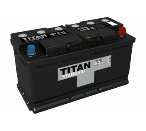 Аккумулятор TITAN STANDART (6СТ-100) 820 мАч, R+ (352 x 175 x 190)_