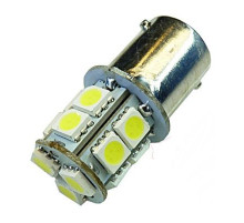 Светодиод P21W 12V BA15S 13SMD белый конус ЛДД006-6W