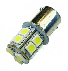 Светодиод P21W 12V BA15S 13SMD белый конус ЛДД006-6W