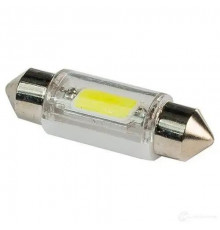 Светодиод C5W 12V 5W SV8.5-36 Canbus (1 SMD,белый,матовый,биполярный) ЛДД004OS-36