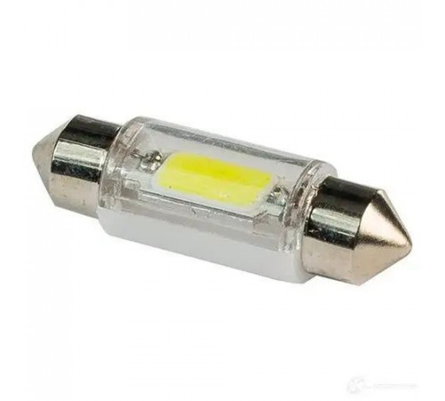 Светодиод C5W 12V 5W SV8.5-36 Canbus (1 SMD,белый,матовый,биполярный) ЛДД004OS-36
