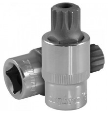 Головка со вставкой 1/2 TAMPERPROOF SPLINE M16H L=55мм / OMBRA
