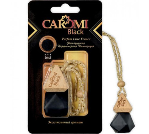 Ароматизатор CAROMI бутылочка с дер. крышкой BLACK GOLD 6мл~