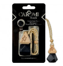 Ароматизатор CAROMI бутылочка с дер. крышкой BLACK SILVER 6мл~