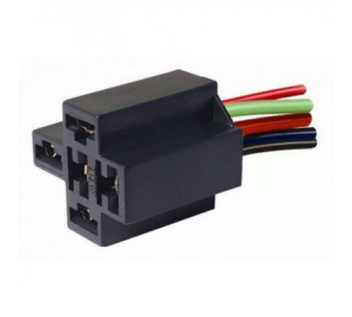Колодка под реле 5 контактов с проводами 12AWG ACVRM37-1702/AQR 16-5D