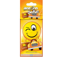 Ароматизатор AREON SMILE RING VANILA (Ваниль) бумажный ~