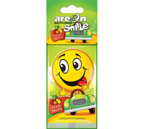 Ароматизатор AREON SMILE RING TUTTI FRUTTI (Тутти фрутти) бумажный ~