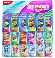 Ароматизатор AREON REFRESHMENT LIQUID планшет MOTO гелевый (Цена за лист - 18шт*8мл) ~
