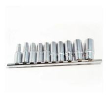 Набор головок 10предм 1/4 4-13мм АВТОМ TOOL,PROFFI на планке