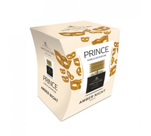 Ароматизатор Тазотти PRINCE флакон с деревянной пробкой 100 мл Amber Night ~