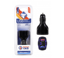 Зарядное устройство Nova Bright для моб.устройств, 2 USB порта+Type-C, QC3.0 (функция быстрой зарядк