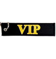 Брелок ткань, вышивка VIP 13*3см BMV 056