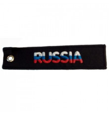 Брелок ткань, вышивка Russia 13*3см BMV 064