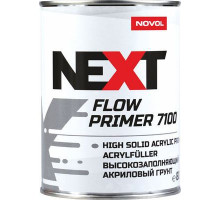 Грунт акриловый NOVOL NEXT FLOW 7100 ТОЛСТОСЛОЙНЫЙ 4+1, (Серый) 0,8 л+ отв Н7900 0,2 л