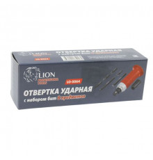 Отвертка ударная 8 бит в кейсе LION TOOLS