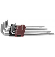 Набор ключей шестигранных 10 шт. удлиненных дюймовых, H1/16"-H3/8"  / THORVIK