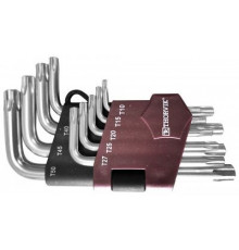 Набор ключей TORX 9пр. Г-об. коротких, Т10-T50 / THORVIK