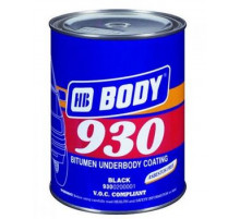 Антигравий BODY 930 черный 1кг шумопоглощающий Жидкий локер(банка)