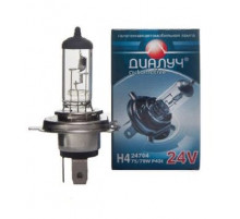 Лампа H4 24V 75/70W P43t Диалуч ЛЧ240