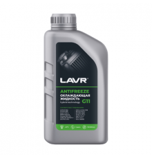 Антифриз G11 готовый к применению LAVR  1 кг цвет зеленый ЧЗ