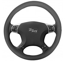 Оплетка руля ZIZAY серия Perforation перфорированная экоКожа, цвет серый, размер М_