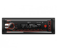 Автомагнитола ACV AVS-930BR (1din/красная/BT/2USB/AUX/SD/FM/3RCA/SUB/QC/4х50)