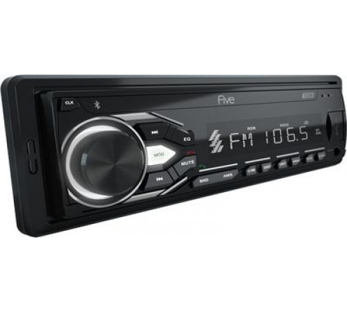 Автомагнитола FIVE F22W (1din/белая/Bluetooth/USB/AUX/SD/FM/4х50)