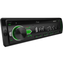 Автомагнитола FIVE F24G (1din/зеленая/Bluetooth/USB/AUX/SD/FM/4х50)