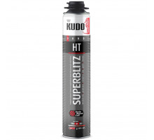 Клей-пена KUDO SUPERBLITZ HT конструкционный универсальный всесезонный под пистолет 1000 мл ~