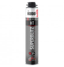 Клей-пена KUDO SUPERBLITZ HT конструкционный универсальный всесезонный под пистолет 1000 мл ~