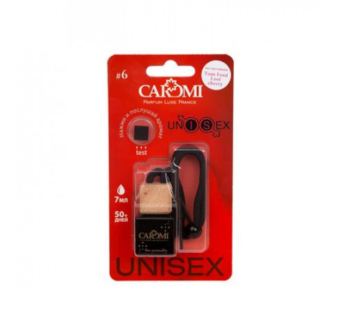 Ароматизатор CAROMI UNISEX подвесной # 6 по мотивам TF-L.Cherry 7мл ~