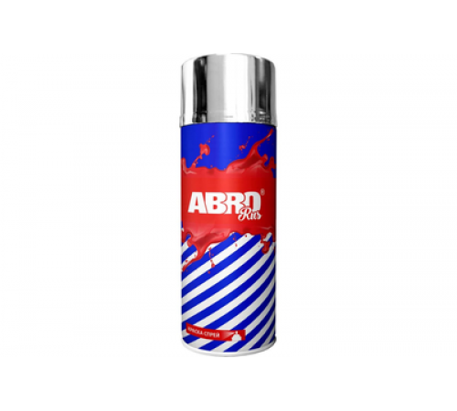 Краска акриловая ABRO  зеркальный хром аэр. 520 мл.